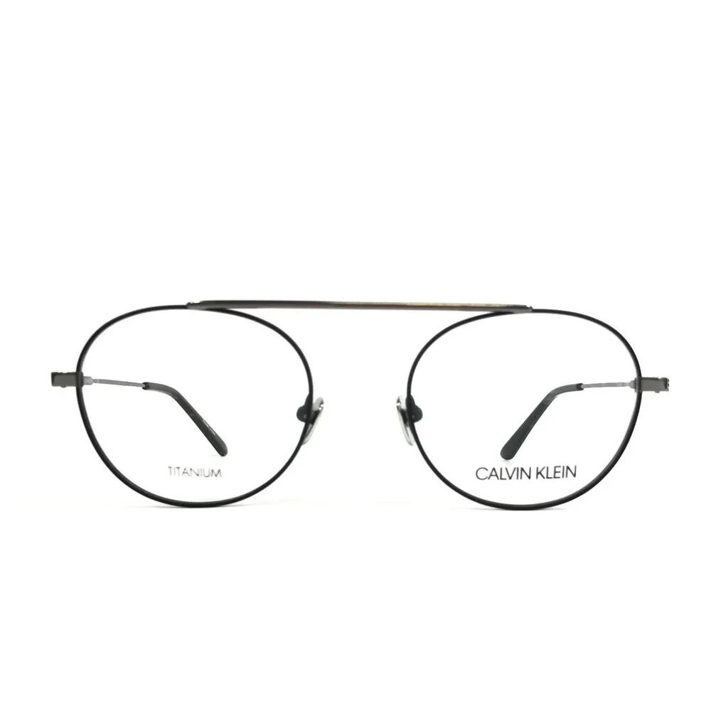 Calvin Klein Eyeglasses Frames CK19151 001 Matte Black Silver 50-20-145